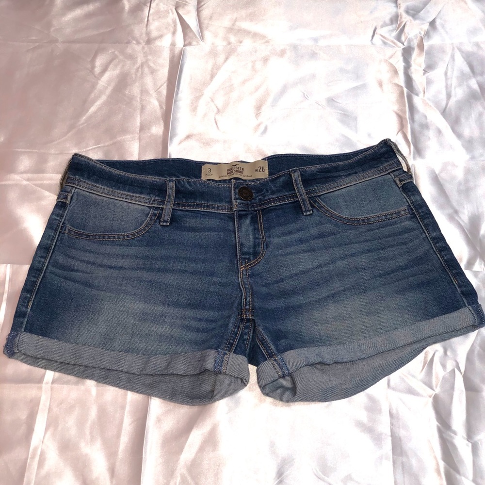 Hollister Light Washed Jean Shorts